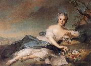 Jean Marc Nattier Madame Henriette as Flora Sweden oil painting artist